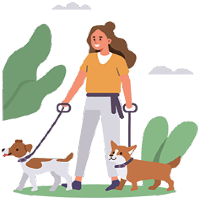 Professional Group Dog Walk Service