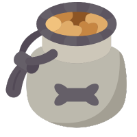 Dog treats icon